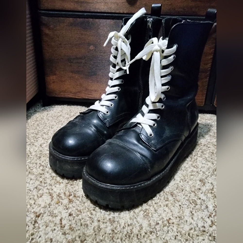 Current mood calf length boots